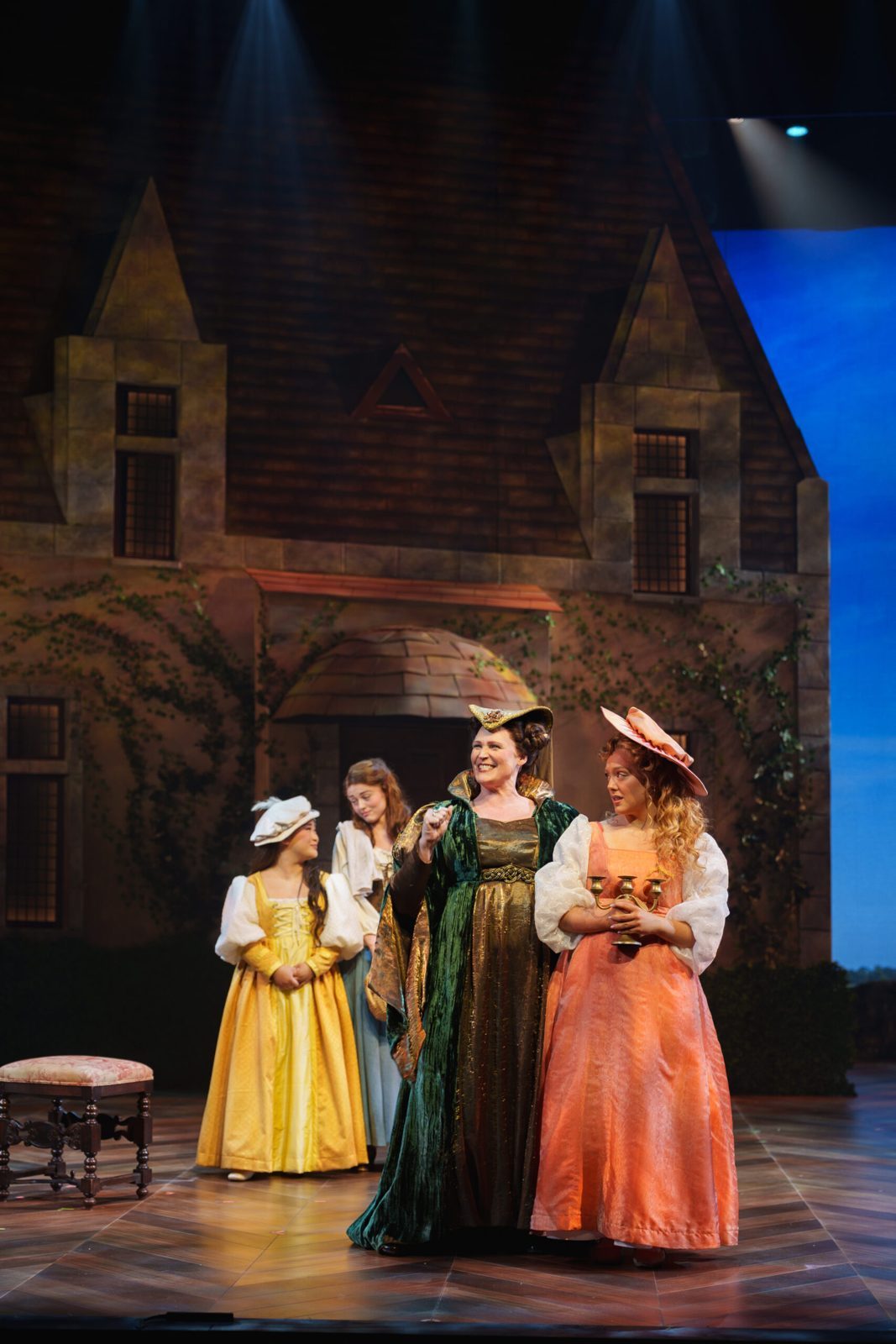 Andrea Macasaet, Bailee Endebrock, Lisa Howard and Grace Rogers in Ever After. Photo: Bailey Crawford for The Phoenix Theatre Company.