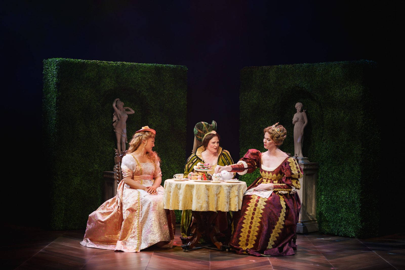 Grace Rogers, Lisa Howard and Kate Cook in Ever After. Photo: Bailey Crawford for The Phoenix Theatre Company.