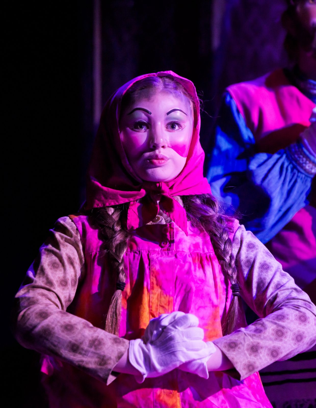 Parker Pitt as Bielke in “The Dream” in Fiddler on the Roof at The Phoenix Theatre Company